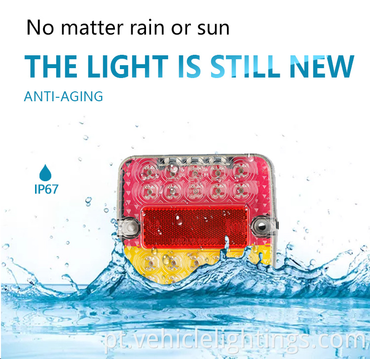 Hot Sale à prova d'água IP65 Universal Trailer Kits Light Kits Reboque Luz de Fiação Combinada
